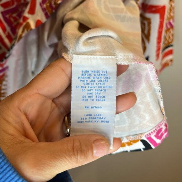 Lara Lane Women's Multi Color Top Size 3x Abstract‎ Geometric - Picture 5 of 5